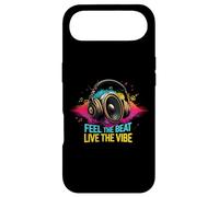 Music Headphones DJ Feel The Beat Live The Vibe Retro Sound Coque pour iPhone Air