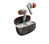 Music Hero Écouteurs Wireless TWS, Design Rash Fantasy, étui de Chargement de 200 mAh, Commandes tactiles, Microphone intégré, Intra-Auriculaires, Noir et Gris