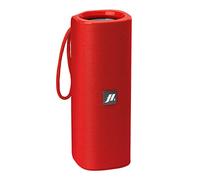 MUSIC HERO SBS Haut-Parleur sans Fil Pump 6 W avec Lacet et Finition en Tissu, entrée pour Carte TF jusqu'à 32 Go, clé USB et câble AUX, câble USB Inclus, Rouge