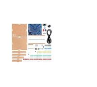 Music IC Kit d'entraînement à souder avec affichage LED en forme de cœur DC | Alimentation DC 4,5 V-5,5 V, pièces semi-assemblées, expérience pratique, idéal pour les débutants, tension sûre