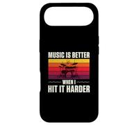 Music is Better When I Hit Harder Drummer Drummer Coque pour iPhone Air