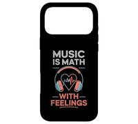 Music is Math with Feelings Headphones Heartbeat Art Coque pour iPhone 17 Pro Max