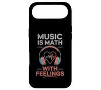 Music is Math with Feelings Headphones Heartbeat Art Coque pour iPhone Air