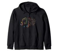 Music is Moonlight in The Gloomy Night of Life Retro Sweat à Capuche