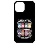 Music is My Jam Funny Lover Pun Rock Jazz Blues Pop Folk Coque pour iPhone 12 Pro Max
