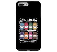 Music is My Jam Funny Lover Pun Rock Jazz Blues Pop Folk Coque pour iPhone 7 Plus/8 Plus