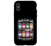 Music is My Jam Funny Lover Pun Rock Jazz Blues Pop Folk Coque pour iPhone X/XS