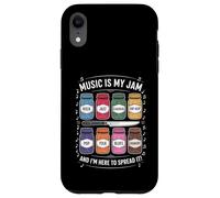 Music is My Jam Funny Lover Pun Rock Jazz Blues Pop Folk Coque pour iPhone XR