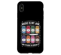 Music is My Jam Funny Lover Pun Rock Jazz Blues Pop Folk Coque pour iPhone XS Max