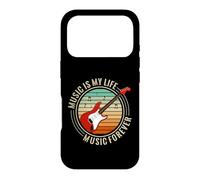 Music is My Life Forever Guitare électrique rétro Coque pour iPhone 17 Pro