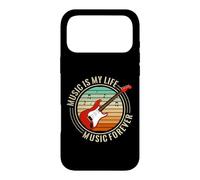 Music is My Life Forever Guitare électrique rétro Coque pour iPhone 17 Pro Max