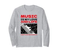 Music is My Love and Life (Clavier Graphique) Manche Longue