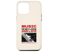 Music is My Love and Life (Graphique du Clavier) Coque pour iPhone 12 Pro Max