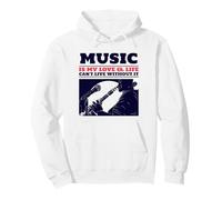 Music is My Love & Life (Musician Clarinette Player Graphic) Sweat à Capuche