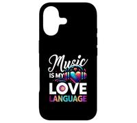 Music is My Loves Musicien EDM Musicien Amoureux de Musique DJ Coque pour iPhone 17