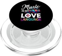 Music Is My Loves Musicien EDM Musicien Amoureux de musique DJ PopSockets PopGrip pour MagSafe
