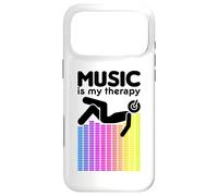 Music is My Therapy Égaliseur DJ Rainbow Sound Engineer Coque pour iPhone 17 Pro Max