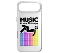 Music is My Therapy Égaliseur DJ Rainbow Sound Engineer Coque pour iPhone Air