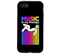 Music is My Therapy Égaliseur DJ Rainbow Sound Engineer Coque pour iPhone SE (2020) / 7/8