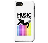 Music is My Therapy Égaliseur DJ Rainbow Sound Engineer Coque pour iPhone SE (2020) / 7/8