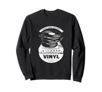 Music is My Universe Feel The Sound avec Un Disque Vinyle rétro Sweatshirt
