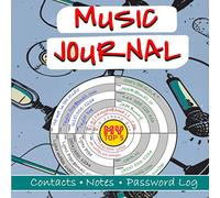 Music Journal: My Top Five - Music Journal, Keep track of your music collaborators, personal manager and songwriters. Music logbook, password log and artist review.