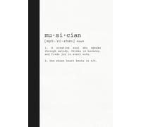 Music Journal Notebook for Writing Music & Lyrics: Gift for Musicians | Blank Staff and Lined Paper Side by Side | Song Writing & Theory Notebook | Musician Definition Edition