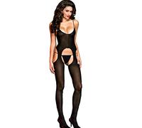 Music Legs Aperto Cross Nero Catsuit