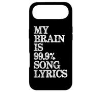 Music Lover - My Brain is 99 Percent Paroles de Chanson Funny Lyric Coque pour iPhone Air