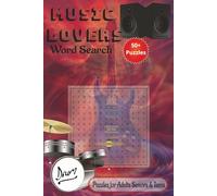 Music Lover Word Search: Puzzles with Easy to Read Print about Rock, Pop, and Iconic Music and More| 6x9 inches, 110 pages | 50+ puzzles ... Gift for ... Journey Through Iconic Albums and Artists