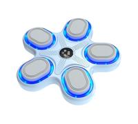 Music Machine, Wall Mounted Punching, LED Targets Audio Feedback Smart Response Compact Design Real-Time Score, Wireless Boxing for Home, Gym, Exercise, Punching Trainer