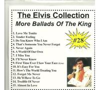 Music Maestro Velvet ELVIS PRESLEY #28 Ballads Karaoke CDG