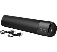 Music Man BT-X54 Barre de son, Enceinte mobile noir Bluetooth®, USB
