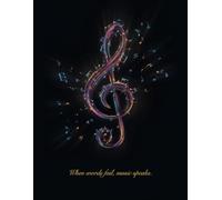 Music Manuscript Journal Notebook: Blank Staff Paper Notebook for Songwriters, Composers & Musicians (100 Pages, 12-Stave, 8.5 x 11)