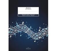 Music Manuscript Notebook 14 Staves: Large Music Writing Notebook, with Blank Sheet Music Paper, for Students, Composers, Musicians & Beginners | ... pages - 14 Staves Per Page - 8mm Staff Space
