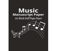 Music Manuscript Notebook: Staff Pape for Composers, Students, and Musicians - 7 Stave Music Writing Book | Blank Sheet music Pad | 100 Pages | 8.5x 11 inches Size