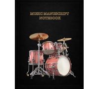 Music Manuscript Notebook: Staff Paper • 12 Staves per Page • 8.5 × 11 inches • 120