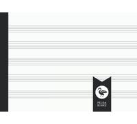 Music Manuscript Paper A5 Landscape: Notebook | Journal | Composition Book