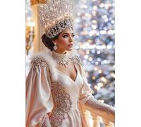 Music Manuscript Paper: Blank Staff Pages for Ideas, Drafts, and Practice, Winter Rococo themed cover