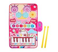 Music Mat - Toddler Piano Play Pad, Jazz Drum & Sound Learning Toy, Educational Baby Rug for Early Childhood Development, Preschool Boys Girls, Bedroom Living Room & Travel