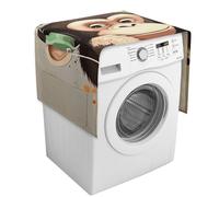 Music Monkey Housse de protection pour machine à laver et sèche-linge avec poches de rangement 137,9 x 52,1 cm