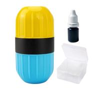 Music Notation Stamp Roller, Double Head Self-Inking Stamp, Kids Notation Tablature, 2.36x1.26 inches Multi-Functional Learning Tool for School, Home, Outdoors, Travel