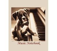 Music Notebook for piano: Let's make music!