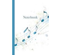 Music Notebook: Watercolour Musical Notebook with 120 Cream Lined Pages - Journal for Musicians, Songwriters & Music Lovers