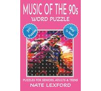 Music of the 90s Word Search Puzzle Book: Word Searches with Easy to Read Print about Music of the 90s, Alternative Music, Grunge Music and more | 6x9 ... Gifts for Vacations, Holidays and Free Times