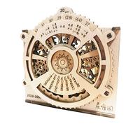 Music Park Calendrier perpétuel porte-stylo 3D en bois - Modèles mécaniques à propulsion - Kits de construction pour adolescents et adultes à partir de 14 ans
