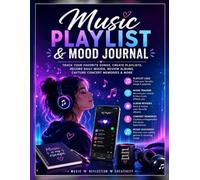 Music Playlist & Mood Journal: Track Your Favorite Songs, Create Playlists, Record Daily Moods, Review Albums, Capture Concert Memories, Discover New Music & Reflect on Your Musical Journey