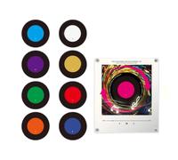Music Refrigerator Magnets, Audio Record with Rotating Player, Music Box Fridge Magnet with Light, Interactive Vinyl Record Style Decor, Decorative Kitchen Accessory for Lovers for Home Kitchen