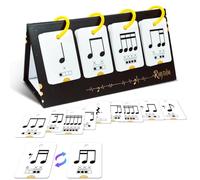 Music Rhythm Flash Cards Note Training Cards Helps Improve Rhythm Skills and Sight-Reading Abilities for Piano Violin