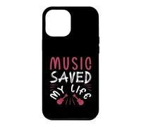 Music Saved My Life Amoureux de Guitare Acoustique Coque pour iPhone 12 Pro Max
